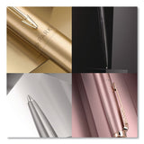 Parker® Jotter XL Ballpoint Pen, Monochrome Collection, Retractable, Medium, Blue Ink, Matte Black Barrel (PAR2122753) Each