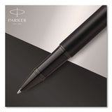 Parker® IM Rollerball Pen, Monochrome Collection, Stick, Fine, Black Ink, Matte Black/PVD Barrel (PAR2127743) Each