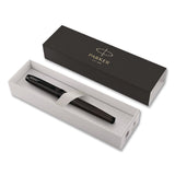 Parker® IM Rollerball Pen, Monochrome Collection, Stick, Fine, Black Ink, Matte Black/PVD Barrel (PAR2127743) Each