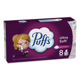Puffs® Ultra Soft Facial Tissue, 2-Ply, White, 72 Sheets/Box, 8 Boxes/Pack (PGC61971) Pack of 8