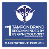 Tampax® Pearl Tampons, Regular Absorbency, 50/Pack (PGC71135) Pack of 50