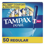 Tampax® Pearl Tampons, Regular Absorbency, 50/Pack (PGC71135) Pack of 50