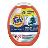 Tide® Hygienic Clean Heavy 10x Duty Power PODS, HE Compatible, Original Scent, 45 Pods/Tub (PGC91630) Each