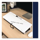 Quartet® Magnetic Steel Dry Erase Desktop Computer Pad, 21 x 7.75, White Surface (QRTQ090F01R) Each