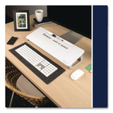 Quartet® Magnetic Steel Dry Erase Desktop Computer Pad, 21 x 7.75, White Surface (QRTQ090F01R) Each