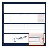 Quartet® Flip-Top Glass Dry Erase Desktop Pad, 18 x 6, White Surface (QRTQ090F04R) Each