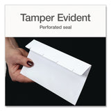 Quality Park™ Reveal-N-Seal Envelope, Security Tint, #10, Commercial Flap, Self-Adhesive Closure, 4.13 x 9.5, White, 500/Box (QUA1014438) Box of 500