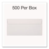 Quality Park™ Reveal-N-Seal Envelope, Security Tint, #10, Commercial Flap, Self-Adhesive Closure, 4.13 x 9.5, White, 500/Box (QUA1014438) Box of 500