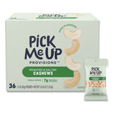 Pick Me Up Provisions™ Roasted and Salted Cashews, 1.5 oz Pouch, 36/Box (PIEPM62981) Box of 36