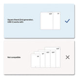 Square 2nd Generation POS Stand, 7.75 x 12.6 x 9.5, White (SQAASKU0837) Each