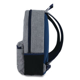3BRAND Dual Logo Laptop Compatible Backpack, Fits Devices Up to 16", 14 x 6 x 17.5, Gray/Black (THB9AT026G3A) Each