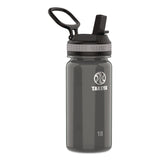 TAKEYA® Tritan Plastic Water Bottle, 18 oz, 1 Royal Bottle, 1 Black Bottle, 2/Pack (TKY51464) Pack of 2