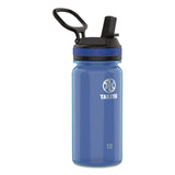 TAKEYA® Tritan Plastic Water Bottle, 18 oz, 1 Royal Bottle, 1 Black Bottle, 2/Pack (TKY51464) Pack of 2