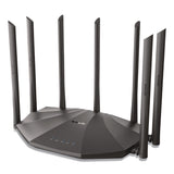 Tenda AC23 AC2100 Dual-Band Gigabit Wireless Router, 4 Ports, Dual-Band 2.4 GHz/5 GHz (TNDAC23) Each