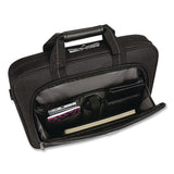 Targus® Classic Slim Laptop Briefcase, Fits Devices Up to 16", 16.75 x 3.25 x 12.8, Black (TRGTCT027US) Each
