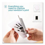 pearhead® Babyprints Clean-Touch Ink Pad, Newborn Size Accommodates Hand/Feet Up to 2.25" x 3.5", Clean-Touch Ink Pad/(2) Imprint Cards (PEH00007) Each