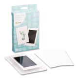 pearhead® Babyprints Clean-Touch Ink Pad, Newborn Size Accommodates Hand/Feet Up to 2.25" x 3.5", Clean-Touch Ink Pad/(2) Imprint Cards (PEH00007) Each