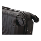 TUCCI VOYAGE Vertice ABS 2-Piece Luggage Set, Black (TUIV000102PCBLK) Each
