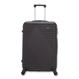 TUCCI VOYAGE Vertice ABS 2-Piece Luggage Set, Black (TUIV000102PCBLK) Each