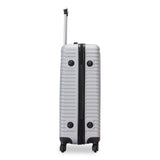 TUCCI VOYAGE Vertice ABS 2-Piece Luggage Set, Silver (TUIV000102PCSLV) Each