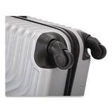 TUCCI VOYAGE Vertice ABS 2-Piece Luggage Set, Silver (TUIV000102PCSLV) Each