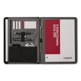 Wenger® Merit Vinyl Padfolio, 8.5 x 11 Pad, 10.2 x 13, Open Style Closure, Black (WNG601388) Each