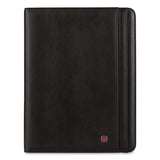 Wenger® Merit Vinyl Padfolio, 8.5 x 11 Pad, 10.2 x 13, Open Style Closure, Black (WNG601388) Each