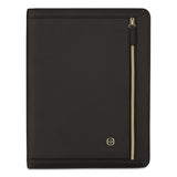 Wenger® Amelie Polyester Padfolio with Zipper Closure, 8.5 x 11 Pad, 10.2 x 13, Zipper Closure, Black (WNG601676) Each