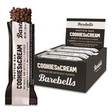 Barebells Cookies and Cream Protein Bars, 1.9 oz Individually Wrapped, 12/Box (BEBVTN42964) Box of 12
