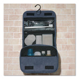 Brookstone® Fabric Toiletry Bag, 8.66 x 3.35 x 8.46, Blue (BKTBNKM0001) Each