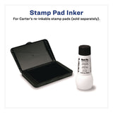 Carter's® Neat-Flo Stamp Pad Inker, 2 oz Bottle, Black, 36/Carton (AVE21448CT) Each