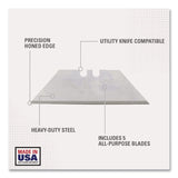 Stanley® 1992 Heavy-Duty Utility Blades, 1,000/Carton (BOS11921CT) Case of 1000