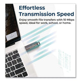 Centon DataStick Pro USB 3.2 Type A Flash Drive, 512 GB, Black, 2/Pack (CELS1U3P6512G2) Pack of 2