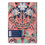 CHRONICLE BOOKS Liberty London Embroidered Cover Journal, Floral Artwork, Medium/College Rule, Green/Pink/White Cover, (50) 10 x 7 Sheets (CHB978073536557) Each