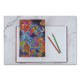 CHRONICLE BOOKS Paperblanks Hardcover Journal, Laurel Burch Celestial Magic Artwork, Medium/College Rule, Multicolor Cover, (72) 9 x 7 Sheets (CHB978143979691) Each
