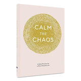 CHRONICLE BOOKS Guided Journal: Calm the Chaos - A Daily Practice for a More Peaceful Life, White/Gold Cover, (72) 7 x 5 Sheets (CHB978145216995) Each