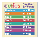Cuties® Complete Care Diapers, Size 2, 12 lbs to 18 lbs, 168/Carton (CTJCR2001) Case of 168
