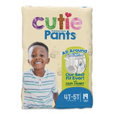Cuties® CutiePants Refastenable Training Pants for Boys, Size 4T-5T, 38 lbs to 50 lbs, 76/Carton (CTJCR9007) Case of 76