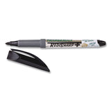 Ticonderoga® RediSharp+ Permanent Markers, Fine Tip, Black (DIX98207EA) Each