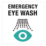 NeutraFlush® Eyewash Station Two-View Wall Sign, 5.25 x 10 x 9 (AOHNFSWS01) Each
