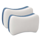 3M™ Whiteboard Eraser, 4.8 x 2.3 x 1.2, Blue/White, 2/Pack (FAO581WBE) Pack of 2