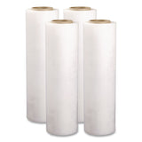 Fortitude™ Polyethene Stretch, 17.25" x 1,500 ft, 28-Gauge, Clear, 4 Rolls/Carton (FOD18281500) Case of 4