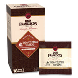 Don Francisco's Coffee Columbia Supremo Coffee Soft Pods, 18/Box (GVNFGS14506) Box of 18