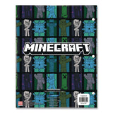 Innovative Designs Licensed Two-Pocket Folder, Minecraft, Side: 3-Hole Punched, Accommodates (50) 11 x 8.5 Sheets, Multicolor (IDI716604MCRSA) Each