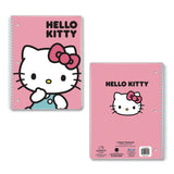 Innovative Designs Licensed Spiral Notebook, Hello Kitty, 1-Subject, Wide/Legal Rule, Multicolor Cover, (70) 10.5 x 8 Sheets (IDI717249HKSA) Each
