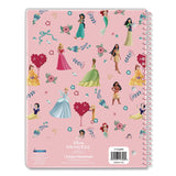 Innovative Designs Licensed Spiral Notebook, Disney Princesses, 1-Subject, Wide/Legal Rule, Multicolor Cover, (70) 10.5 x 8 Sheets (IDI717328PRSA) Each