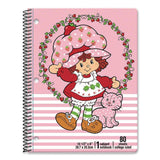 Inkology® Licensed Spiral Notebook, Randomly Assorted Strawberry Shortcake Cover Designs, Medium/College Rule, (80) 10.5 x 8 Sheets (INK4706912PDQ) Each