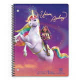Inkology® Licensed Spiral Notebook, Randomly Assorted Unicorn Academy Cover Designs, Medium/College Rule, (80) 10.5 x 8 Sheets (INK4820212PDQ) Each