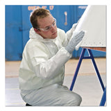 KleenGuard™ A35 Liquid and Particle Protection Coveralls, Zipper Front, Hooded, Elastic Wrists and Ankles, 3X-Large, White, 25/Carton (ANS38942) Case of 25