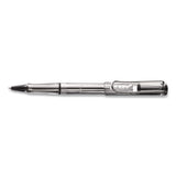 LAMY safari Rollerball Pen, Stick, Medium, Black Ink, Vista Transparent/Black Barrel (LMYL312) Each
